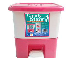 Thùng rác đạp vuông Candy 9L